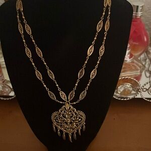 Beautiful gold necklace
